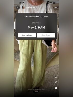 61-80 $5 sale items then First Look EVERY  Wed 9am cdt Name Brand Low Starts